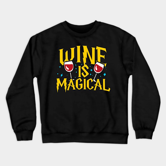 wine Crewneck Sweatshirt by CurlyDesigns